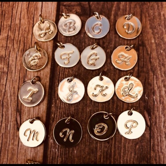 πInitial necklace,gold necklace,layering necklace - Picture 3 of 4